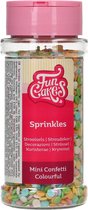 FunCakes Sprinkles Taartdecoratie - Mini Confetti Colourful - 60g
