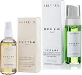 Velveux oil cleanser + foam cleanser bundel - skincare - gezichtsreiniger - cleansing oil - gezichtsverzorging