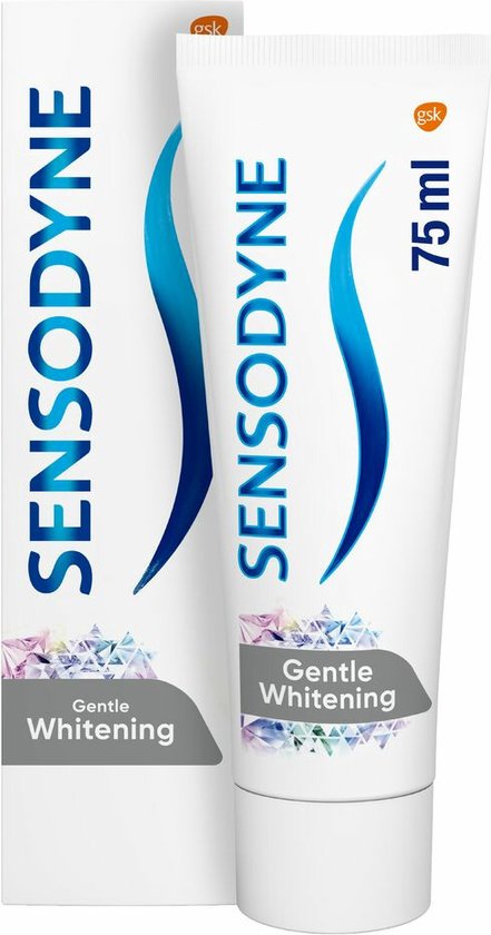 Sensodyne Gentle Whitening Tandpasta Voor Gevoelige Tanden 3 X 75 Ml Bol 