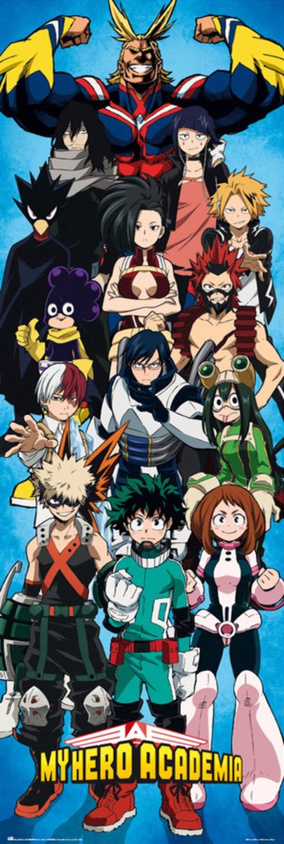 Grupo Erik Poster My Hero Academia - All Characters 53x158cm Divers