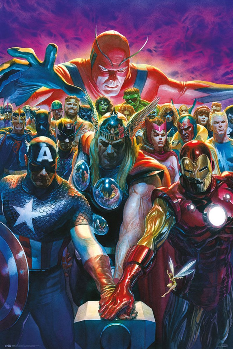 Grupo Erik Poster Marvel - Los Vengadores 10 61x91,5cm Divers