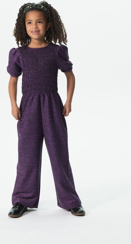 Sissy-Boy - Paarse jumpsuit met lurex