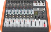 Ibiza Sound MX802 8 kanaals stage mixer studio mengpaneel USB en Bluetooth