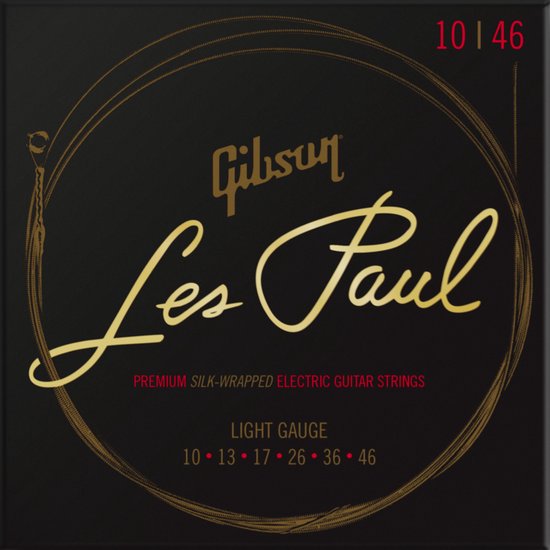 Gibson SEG-LES10 Les Paul Premium 10-46 - Elektrische gitaarsnaren