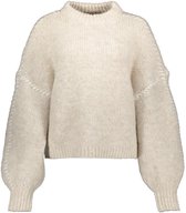 Vero Moda Trui Vmzen Ls O-neck Pullover Ga Exp Rep 10319990 Birch/melange Dames Maat - L