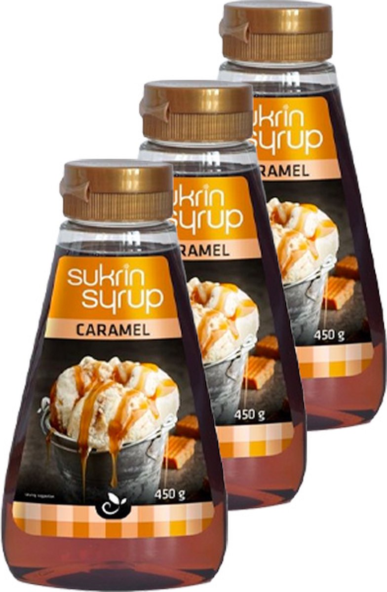 Goedkoopste Sukrin | Syrup Caramel | 3 stuks | 3 x 450g
