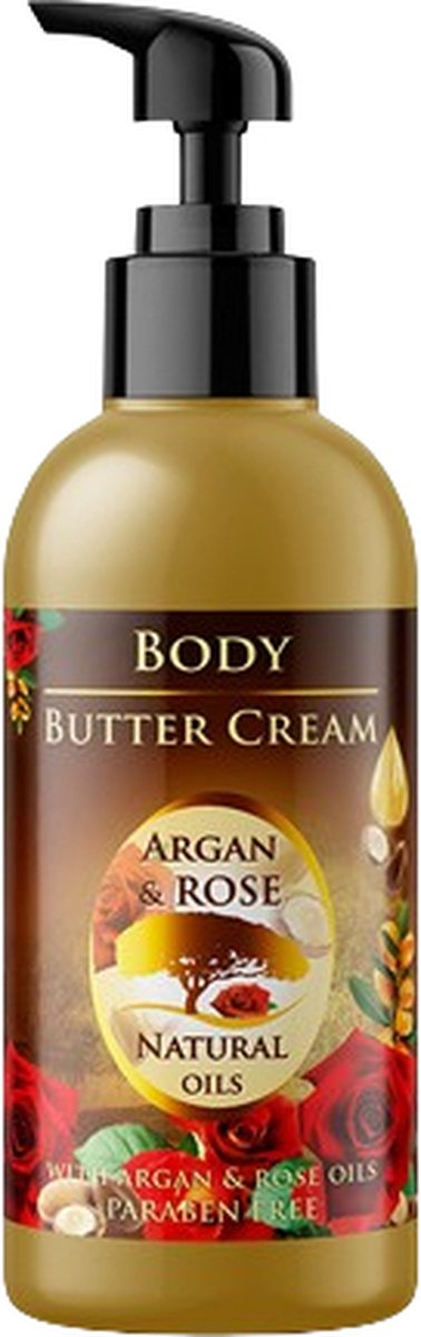 Bulfresh - Body Butter Creme Argan en Roos 300 ml