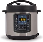 Bol.com QLT Multicooker - Rijstkoker - 5.7L - Multicooker - Rice Cooker - Slowcooker - Zwart/ Zilver RVS 1000 watt - aanbieding