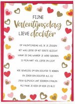 Wenskaart - Kaart - Valentijn - Fijne Valentijnsdag Lieve Dochter