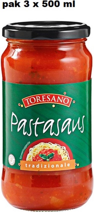 Toresano Pastasaus tradizionale pak 3 x 500 ml