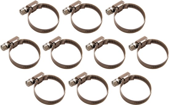 BGS Slangklem roestvrij 25 x 40 mm 10 delig van BGS — afbeelding 4