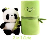 Panda Knuffel - Bamboe - Pluche Bamboebuis - Panda Plush - Viraal - 30 cm - Grote knuffel - Cadeautip - Tijdelijke Korting!