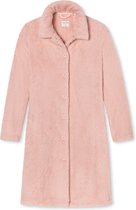 SCHIESSER Essentials badjas - dames teddyfleece kamerjas roze - Maat: S