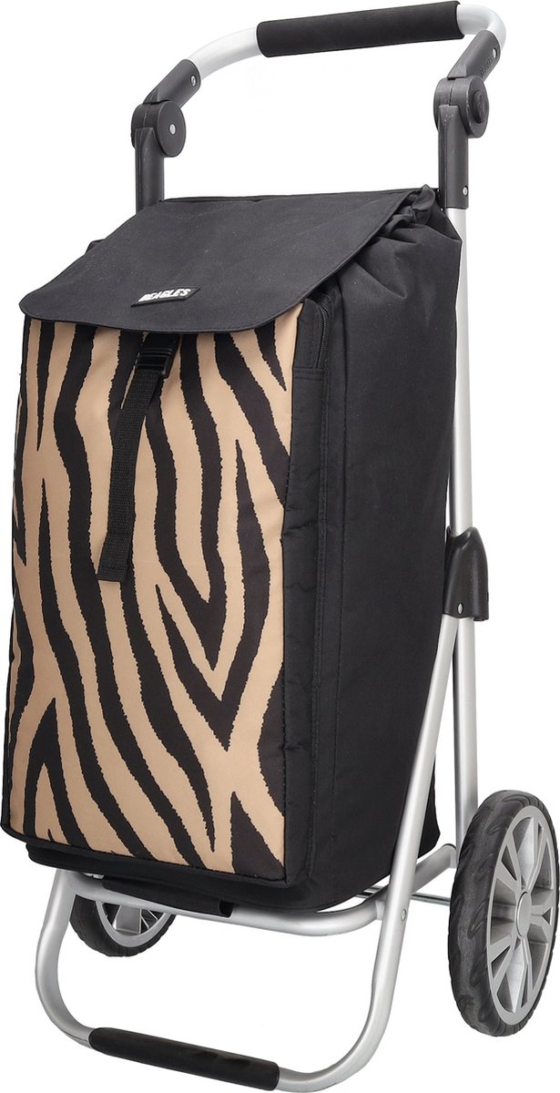 Beagles Alberic Boodschappen Trolley Zebra Bruin