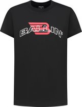 Ballin Amsterdam - Jongens Loose Fit T-shirts Crewneck SS - Black - Maat 8