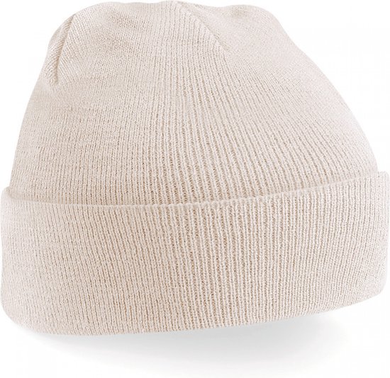 Bonnet De Ski Beechfield - Pic Courbé, Doublure Douce - Vert Olive - Taille Unique
