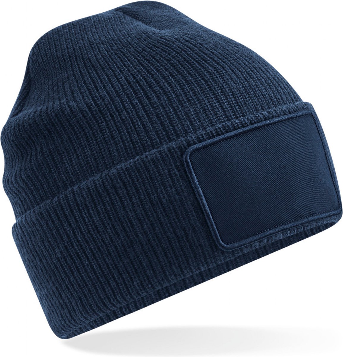 Beechfield Thinsulate™ muts met afneembare patch B540 - Navy - One size