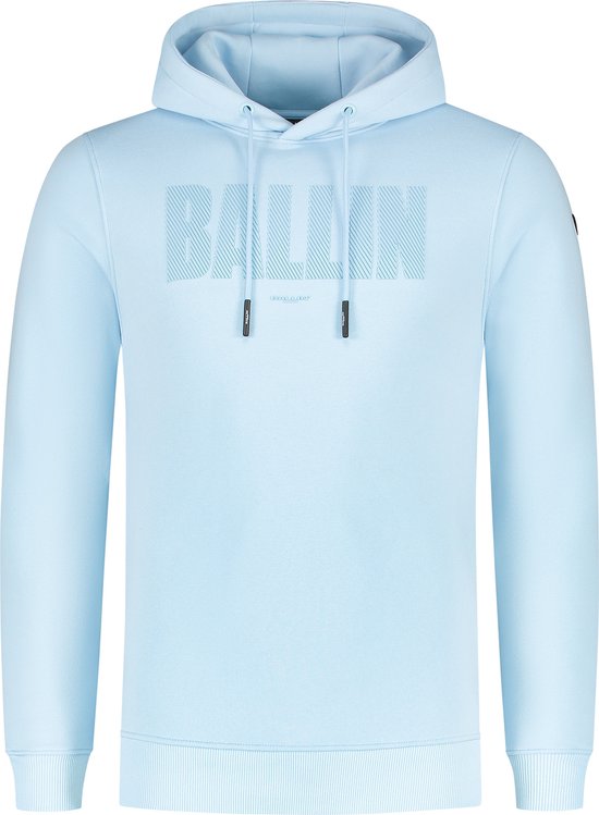 Ballin Amsterdam - Heren Regular fit Sweaters Hoodie LS - Lt Blue - Maat XL