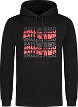 Ballin Amsterdam - Heren Regular fit Sweaters Hoodie LS - Black - Maat S