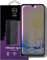 MobyDefend Protecteur d'écran Samsung Galaxy A25 - Économiseur d'écran en verre de confidentialité HD - Protecteur d'écran - Plaque de verre adaptée au Samsung Galaxy A25
