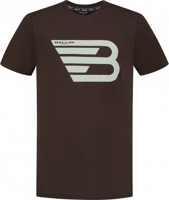 Ballin Amsterdam T-shirt 23037102 Jongens T-shirt - Brown - Maat 164
