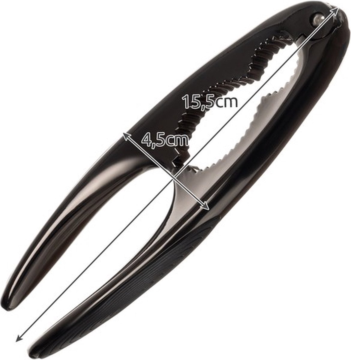 Notenkraker, 4 stuks, notenkraker, walnoten, hazelnoten, hazelnootkraker, roestvrij staal, multifunctionele walnootkraker met walnootnaalden, notenopener met antislip handvat voor pecanwalnoot