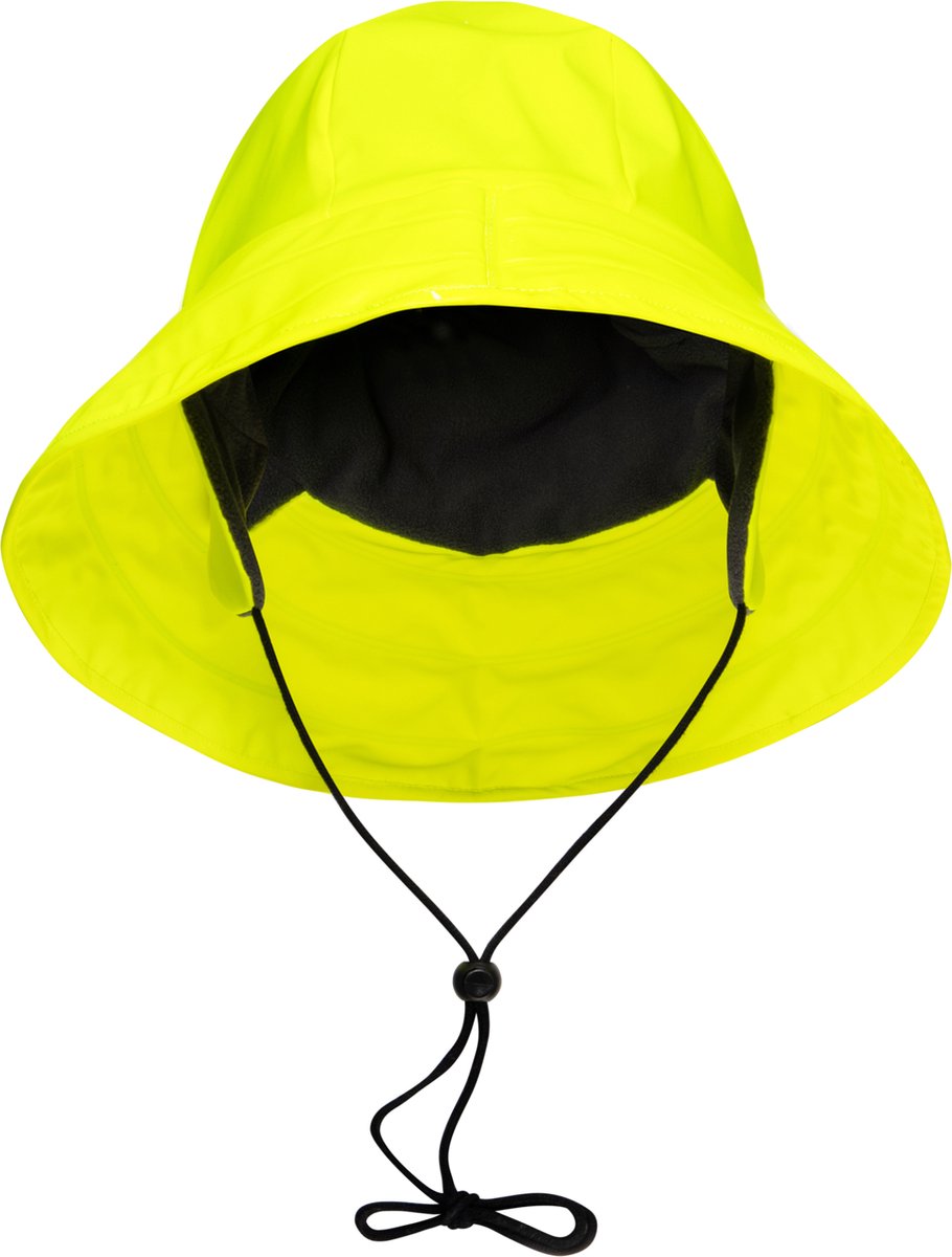 Fluor gele zuidwester van Lyngsøe Rainwear L