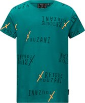 Retour jeans Soccer Jongens T-shirt - ocean green - Maat 9/10