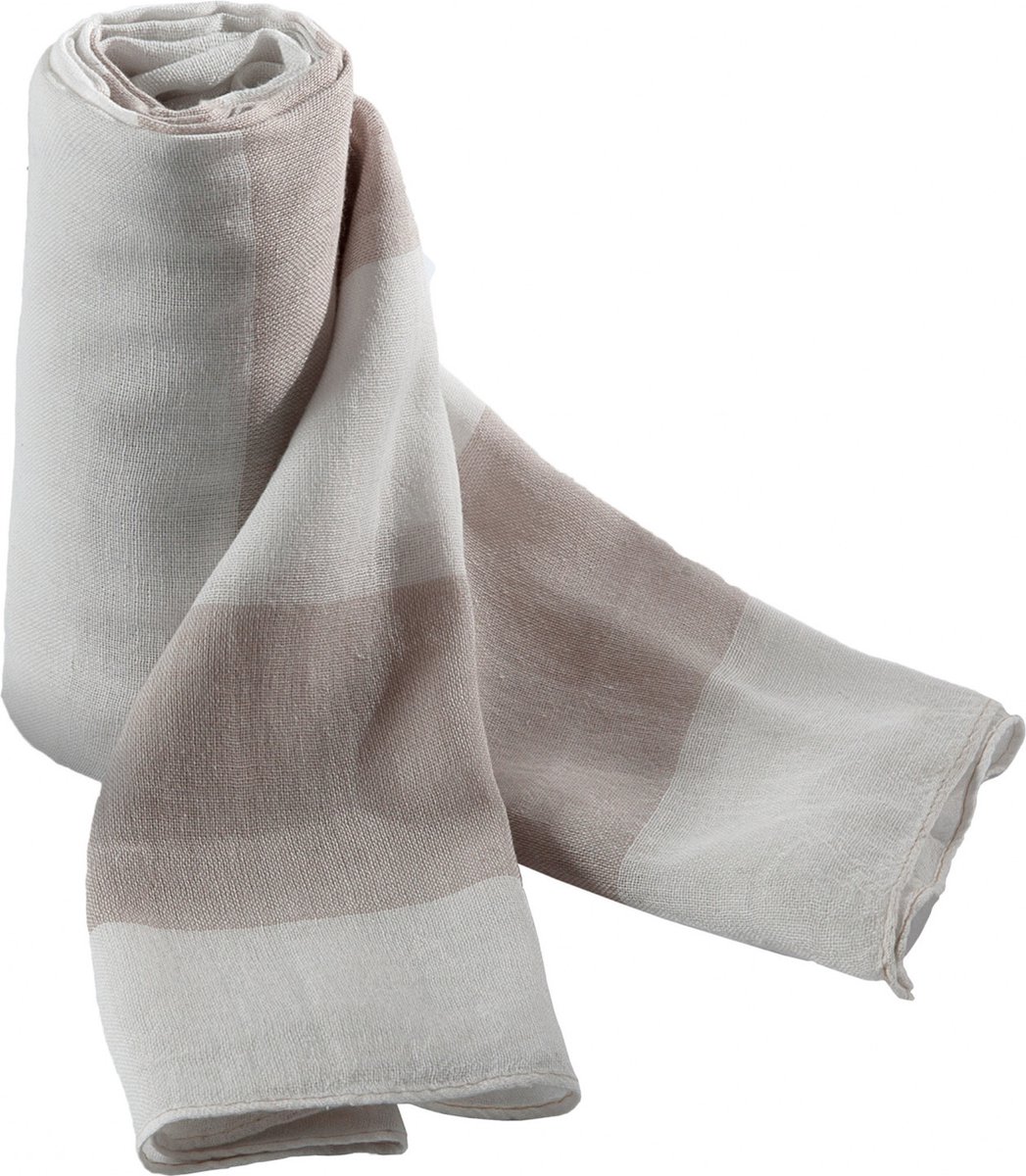 K-up Cheche - Sjaal KP067 - Beige / White - One size