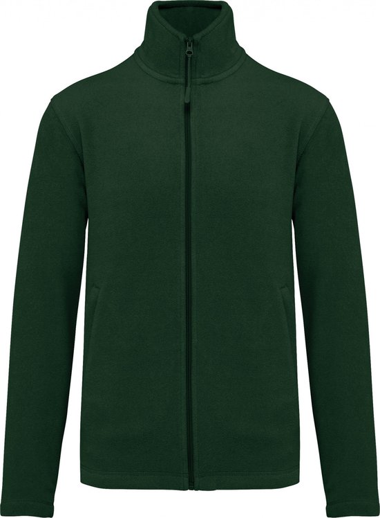 Kariban Microfleece met rits heren K911 - Forest Green - L