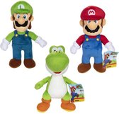 Super Mario knuffel 20 cm - 1 exemplaar - Mario, Yoshi of Luigi