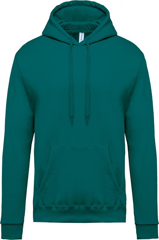 Sweatshirt Heren 4XL Kariban Lange mouw Emerald Green 80% Katoen, 20% Polyester