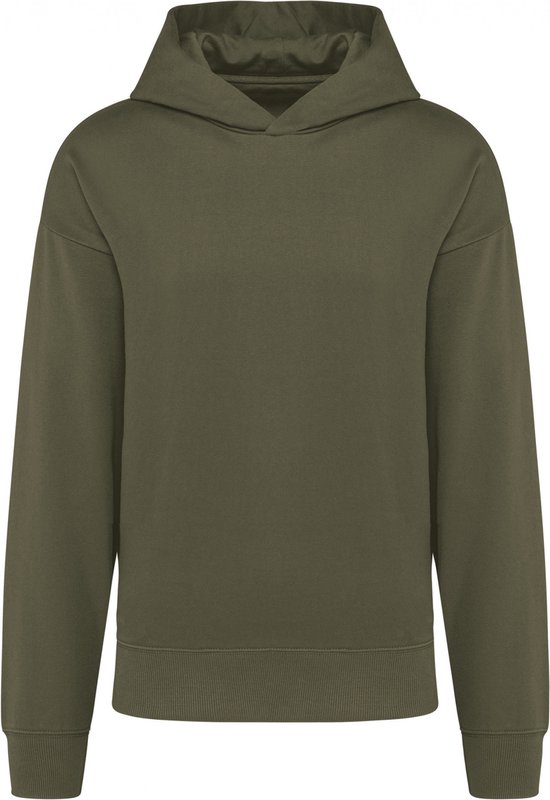 Sweatshirt Unisex XL Kariban Lange mouw Light khaki 80% Katoen, 20% Polyester