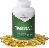 Neapharma Omega 3 - Huile de poisson pure - 180 gélules