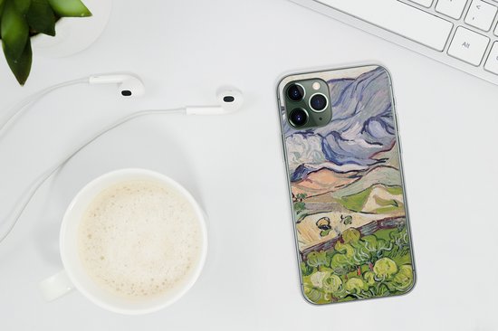 Telefoonhoesje Geschikt voor iPhone 11 Pro hoesje - De Alpen - Vincent van Gogh - Siliconen Telefoonhoesje Telefoonhoesje