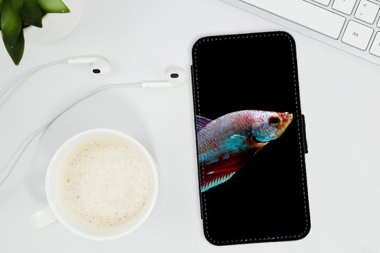 Bookcase pour iPhone 11 Pro Max Bookcase - Poisson - Animaux - Léger - Avec compartiments - Étui portefeuille avec fermeture magnétique