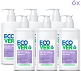 Ecover Handzeep Voordeelverpakking 6 x 250 ml - Zeeppompje Vrijstaand - Ecologisch - Lavendel & Aloë Vera Geur
