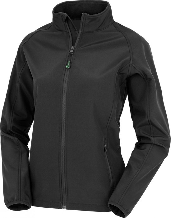 Result Women´s Recycled 2-Layer Printable Softshell Jacket RT901F - Black - L