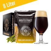 SIMPELBREWEN® Ingredient Pack 8 litres - Ingredient Pack STOUT beer - Beer Brewing Pack - Brew Your Own Bières Colis bière - Starter Pack - Gadgets Men - Gift - Gift for Men and Women - Birthday Gift Men
