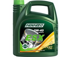 Fanfaro ESX 0W40 Motorolie - 4 liter - hoge kwaliteit