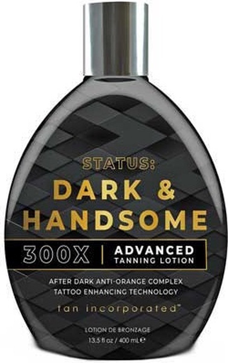 Brown Sugar Dark & Handsome - zonnebankcreme - 300 X bronzers - 400 ml