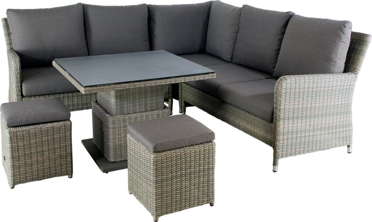 Loungeset Ridgecrest Chocolate Taupe Oosterik Home