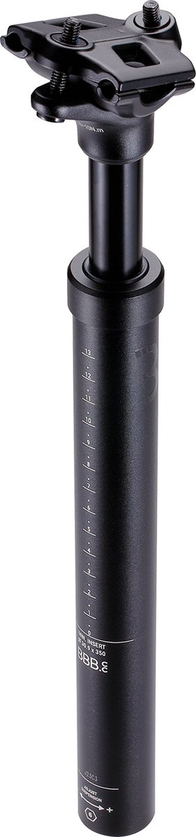 BBB Cycling CandlePost Zadelpen 27.2 mm - Verende Zadelpen Racefiets en E-bike Gecertificeerd - Lengte: 350 mm - Zadelpen Kaars Met Schokabsorptie - Zwart - BSP-44 – foto 6
