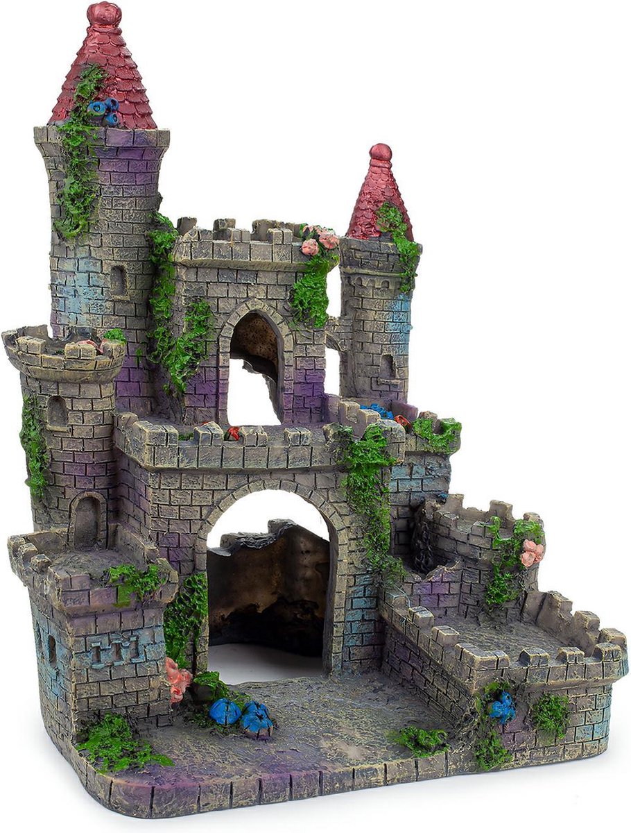Happet - Aquarium Castle Decoration Happet R160 - 24 Cm - S-r160sh - 1st