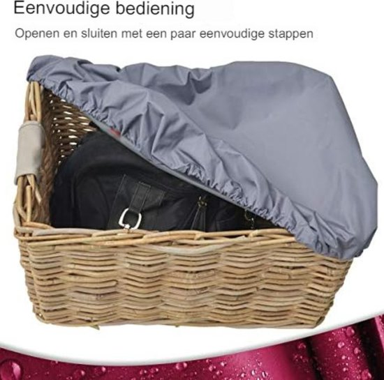 Fietskrat Afdekhoes - Zwart van Fietsparadijs.com — afbeelding 5