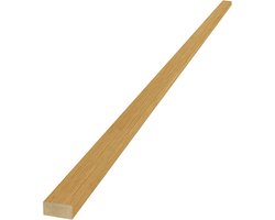Eindlat wandpaneel Eiken 300cm - 3-zijdig houtfineer