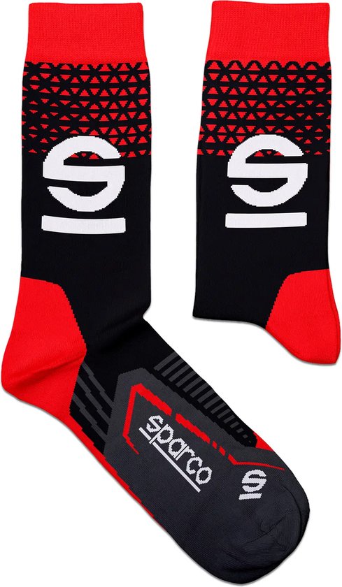 Sparco Slalom schoenen voor de autosport ZWART/ROOD