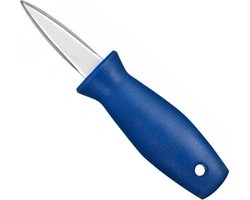 Déglon Oestermes – Blauw Handvat – Duurzaam & Vaatwasbestendig – 5 cm Mes – Ergonomisch Design