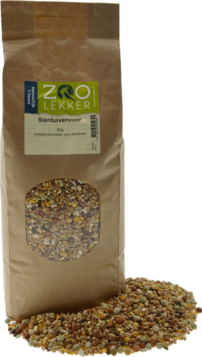 Zoolekker Sierduivenvoer 2KG