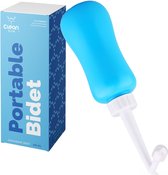 Clean Bum Mobiele Bidet XL - Vaginale Douche - Peri Bottle - Blauw - 600 ml